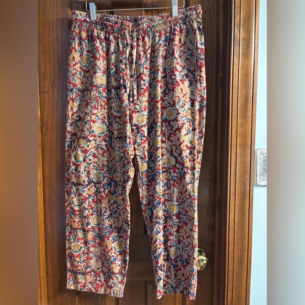 Sun Suria Collection wide leg cotton pants
